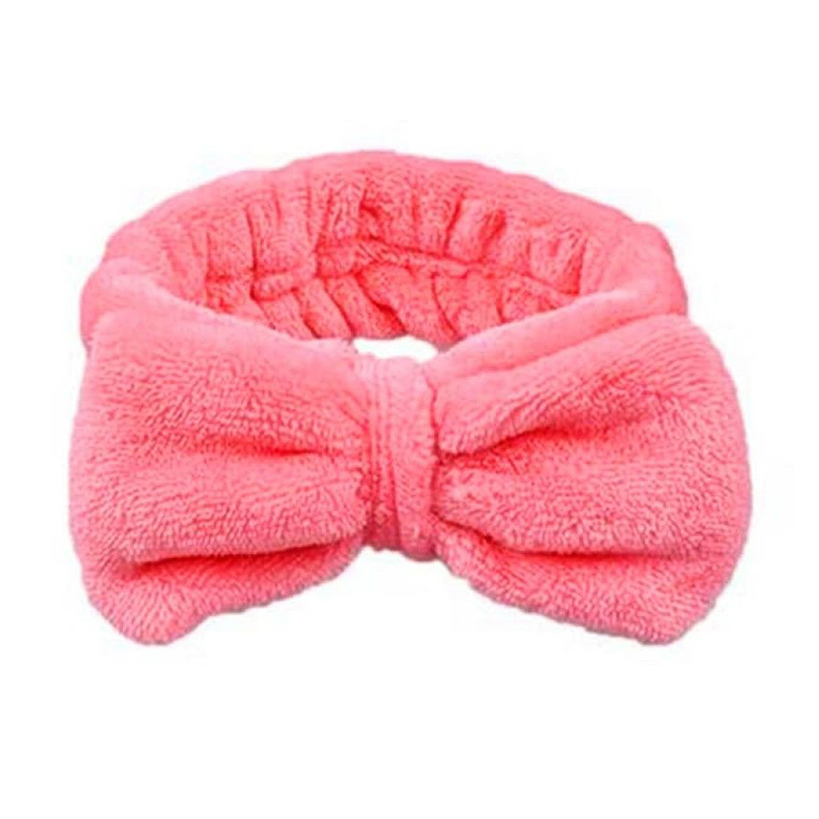 Пов'язка косметична Cosmo Shop Бантик, коралова, 1 шт (CS10997)